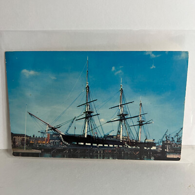 USS Constitution Naval Shipyard Charleston Massachusetts Postcard