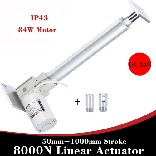 8000N Linear Actuator DC24V 80kg~800kg Load 50mm~1000mm Stroke Lifting Motor
