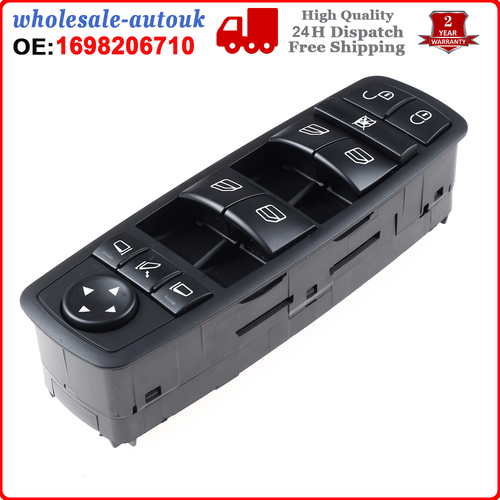 Interruttore alzacristalli elettrico per Mercedes Benz Classe A B W169 W245 A1698206710 - Foto 8 di 9