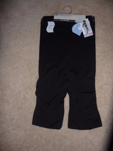 NWT JOCKEY RACHEL ZOE SEAMFREE 4032 STAY COOL HIGH-WAISTED THIGH SHAPER BLK BGE - Picture 9 of 13