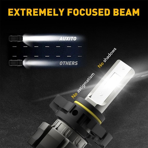AUXITO LED Fog Light Bulb 5202 White for Chevy Silverado 1500 2500 3500 HD 07-15 - Picture 2 of 12
