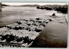 39836874 - Wood Rafting on the Lake District in Finland Raft