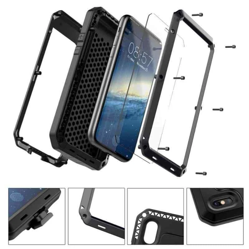 Funda de iPhone de protección extrema Lunatik TakTik OEM CON Corning Gorilla Glass Foto 2 de 4