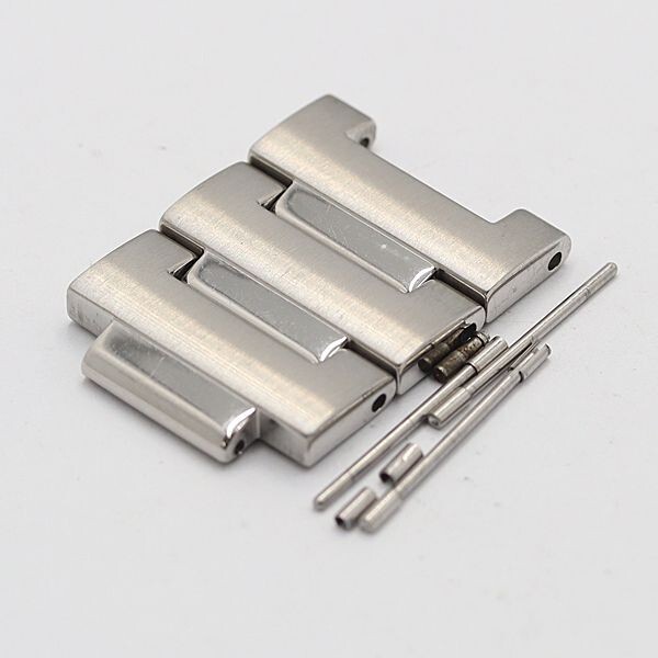 Seiko 3 Links Presage 20mm 4R36-11D0 Men's Watch Bracelet Parts Silver used