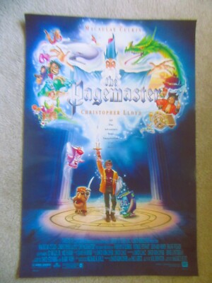PAGEMASTER ORIGINAL 1994 DS 1SHT MOVIE POSTER RLD MACAULAY CULKIN EX