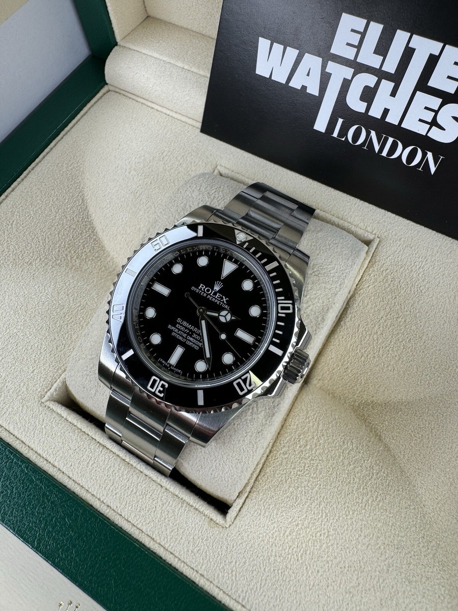 Rolex Submariner 114060 2016 Non Date Box And Papers Mint