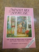 Doll house crafts publication: Miniatures Showcase Spring 1987 