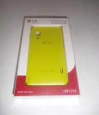 Custodia ultra sottile LG Optimus L5 2 L5 II verde CCH-210 cover rigida nuova