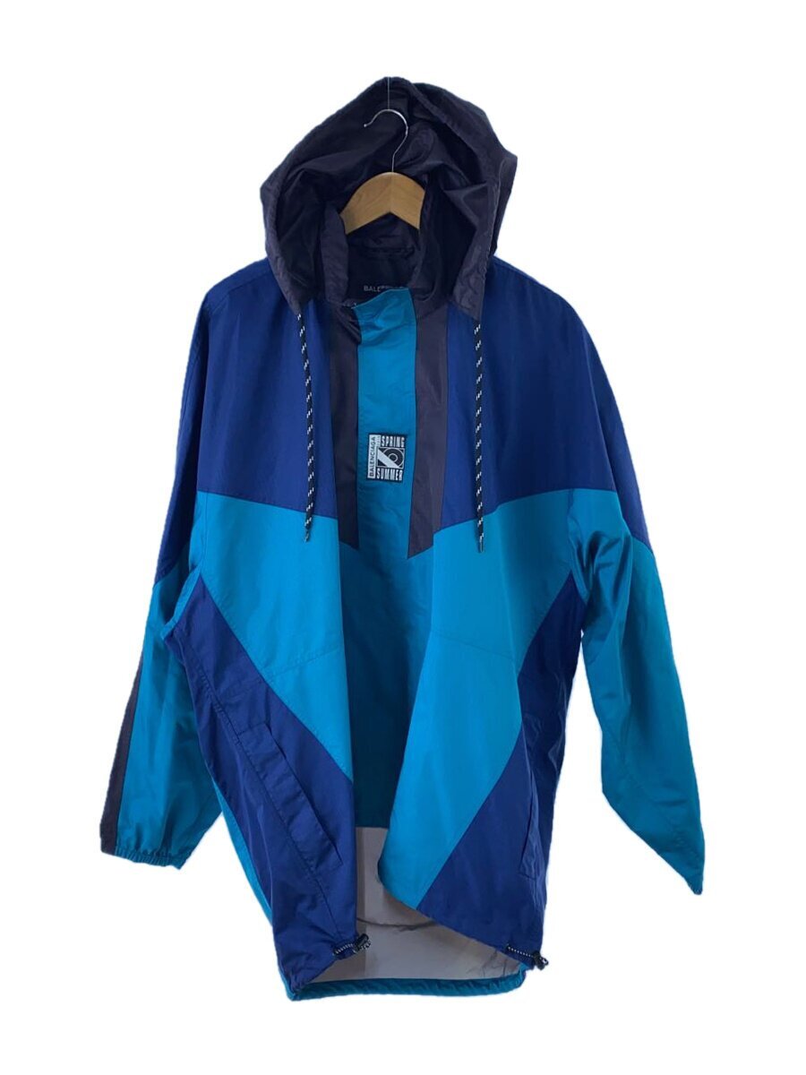 BALENCIAGA double hem windbreaker Jacket blue 44 Used | eBay BALENCIAGA double hem windbreaker Jacket blue 44 Used | eBay