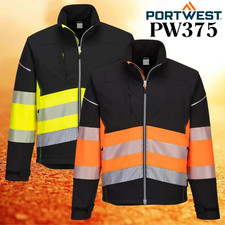 Image of Premium Hi Vis Jacket - Class 1 Breathable, Windproof and Water Resistant Jacket