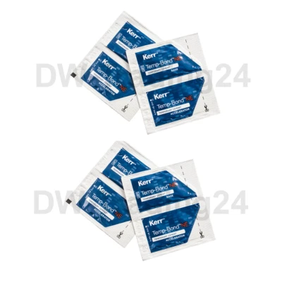 KAVO KERR 4 x Kerr Temp-Bond NE provisorischer Zahnzement Kronen Notfall Reiseapotheke DIY