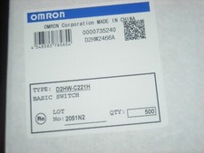 3 PCS Omron D2HW-C221H Microswitch, Hinge Lever, Spdt, 2A 125V, ROHS