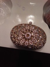 Beautiful Gold Sparkle Evening Bag