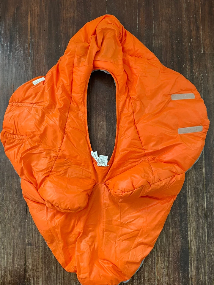 Nido 7am Niño Acolchado Asiento Coche Envoltura Unisex S (0m-6m) Bebé - Naranja Foto 3 de 4