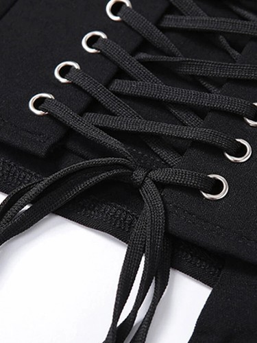 Women Punk Patchwork Vintage Mini Skirt Summer High Waist Skirt Sexy Skirts - Picture 15 of 25