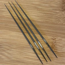 Round Needle Files Jewelers Machinist Swiss Pattern 6  Glardon Switzerland NOS