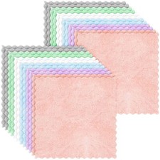 HOMEXCEL Premium Makeup Remover Cloth 24 Pack, Reusable Super Soft 7x7 Inch Fac