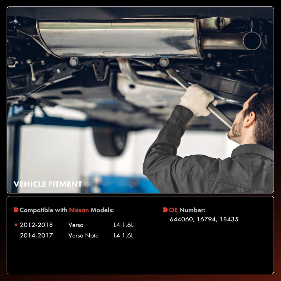 Nuevo convertidor catalítico para Nissan Versa 2012-2018 Versa Note 2014-2017 L4 1,6 L Foto 2 de 4