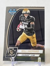 2024 Bowman University Chrome #186 Will Sheppard Colorado Buffaloes Football