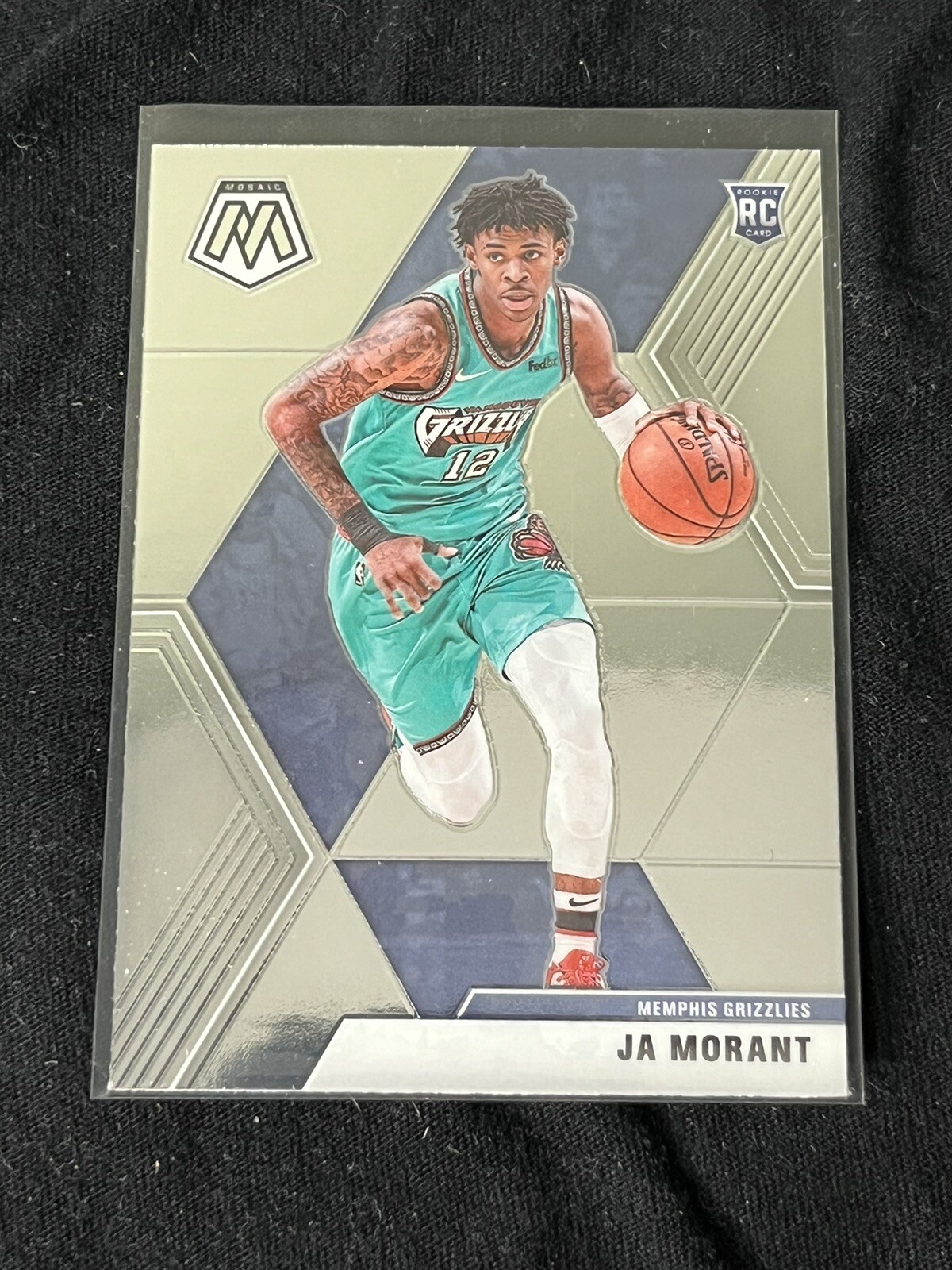 Ja Morant Panini Mosaic Base Rookie card 2019-2020 RC #219 - Memphis Grizzlies