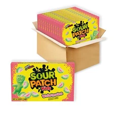 SOUR PATCH KIDS Watermelon Soft Chewy Candy Pack of 12 3.5 Ounce Boxes
