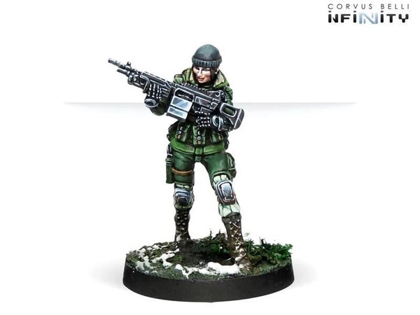 INFINITY Assembled Female Line Kazak HMG Kazaks Ariadna TAC Tak CB spTeam