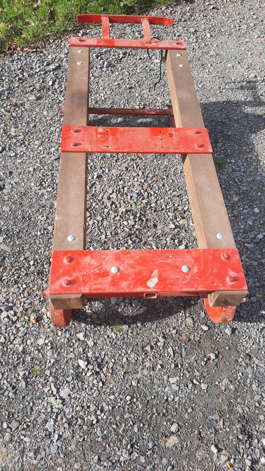 Stationary Engine Trolley Large Trolley Cart With Cast Iron Wheels eBay