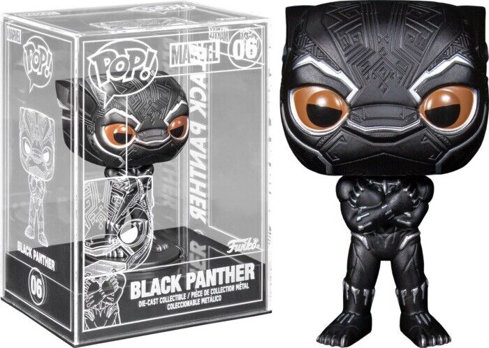Black Panther Metallic Diecast Funko Pop! Vinyl #06 Black Panther Metallic Diecast Funko Pop! Vinyl #06