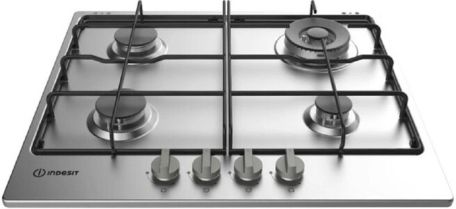 INDESIT THP642WIXIRU PIANO COTTURA DA INCASSO A GAS 60 CM 4 FUOCHI INOX