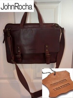 Briefcase Man Bags At Debenhams John Rocha Debenhams Leather Brown