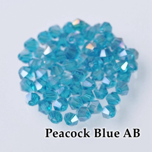 Wholesale 1000pcs 4mm Small Bicone Faceted Crystal Glass Loose Spacer Beads lot - Picture 54 of 101