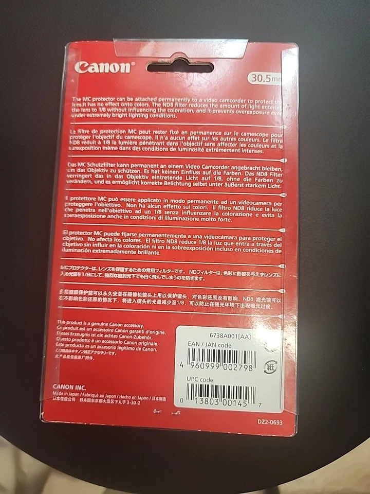 Canon 305U (FS30.5U) 30.5 mm Filter Kit - Image 2 of 2