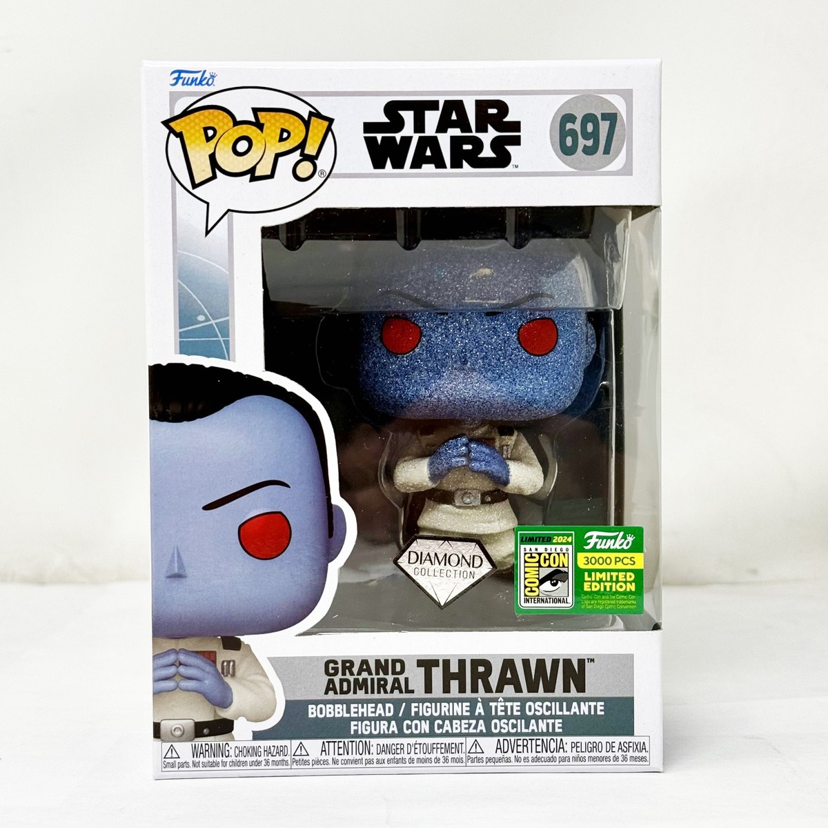 2024 SDCC Funko POP! Star Wars #697 Grand Admiral Thrawn Diamond