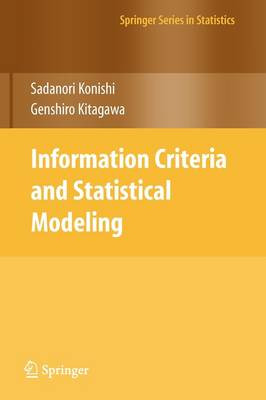 Informationskriterien und statistische Modellierung - 9781441924568