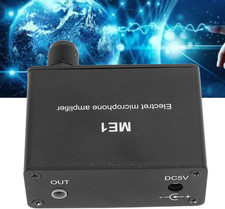 Adjustable Gain Electret Microphone Amp 3.5Mm Input Sound Preamplifier ME1 Built