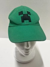 Minecraft Creeper Youth Snapback Cap Adjustable Hat Green Jinx Mojang 2016