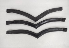 Set 7 x 1 Empty channel Leather Browband All Size  Shape 6, 8  10 mm 