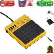 PS-1 Momentary Footswitch: Elevate MIDI Keyboard Performance | Korg Compatible