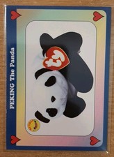 1998 WEST HIGHLAND BEANIE BABIES PEKING THE PANDA #99 TY USA