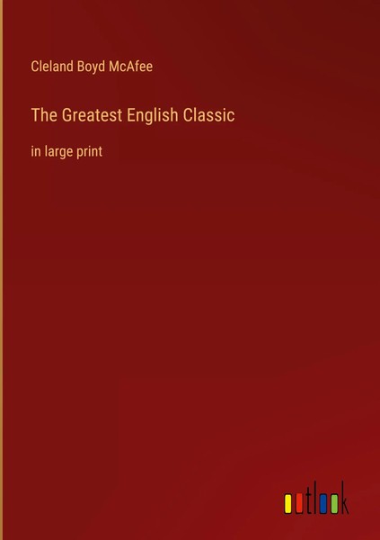 Cleland Boyd Mcafee | The Greatest English Classic | Buch | Englisch (2022)-image