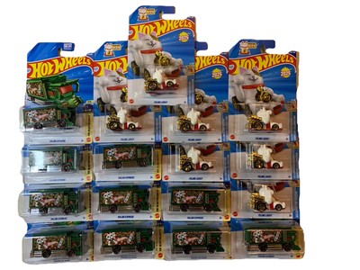 Hot Wheels Feline Lucky Cat & Raijin Express Lot (Lot Of 17)