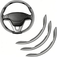 15-inch Universal Carbon Fiber Steering Wheel Cover- Non-slip Protector For Auto