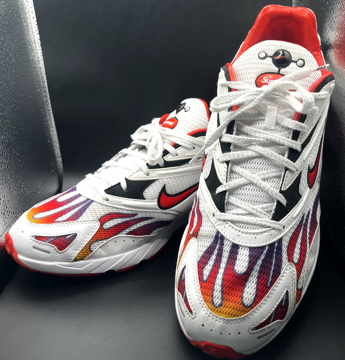 Nike Supreme x Zoom Streak Spectrum Plus Habanero Red | eBay