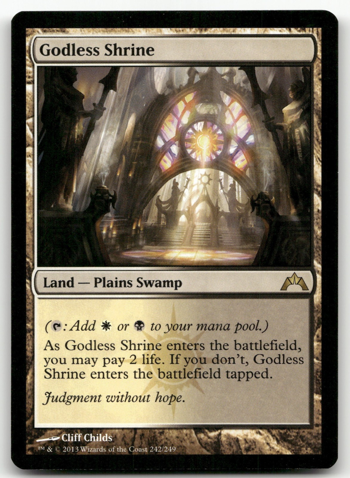 Godless Shrine #242 (NM) Gatecrash GTC Magic MTG