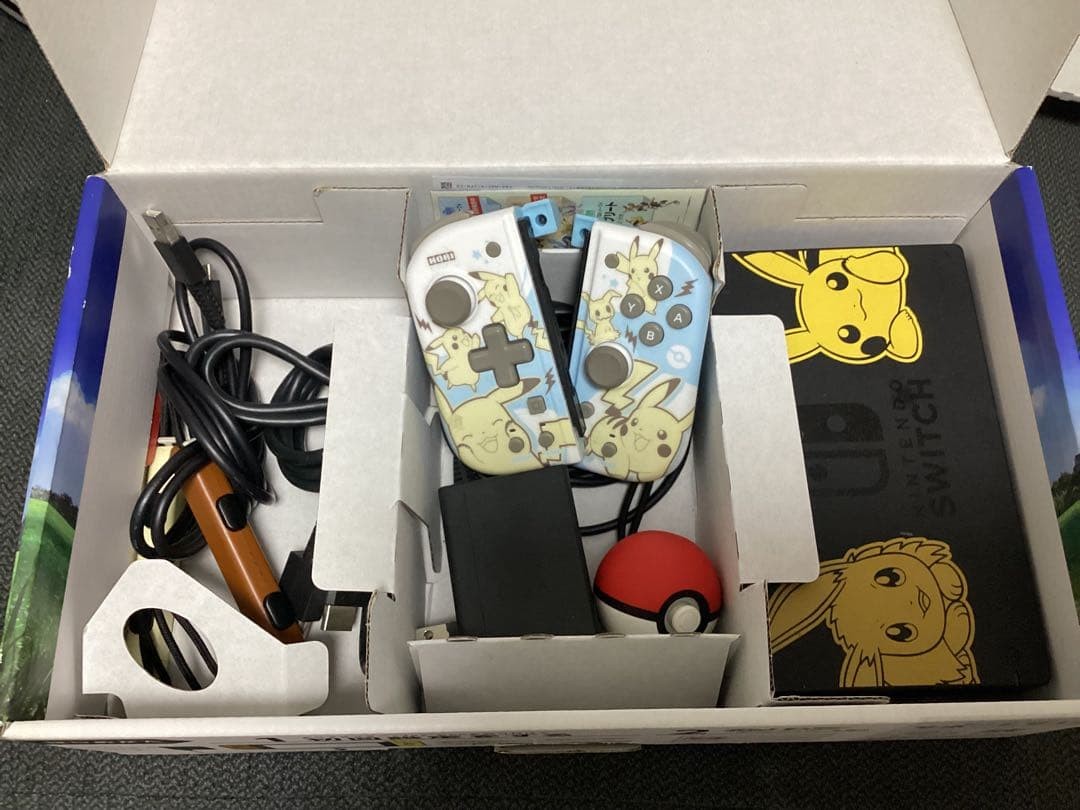 Nintendo Switch HAC-001 Pikachu & Eevee Edition with Pokémon