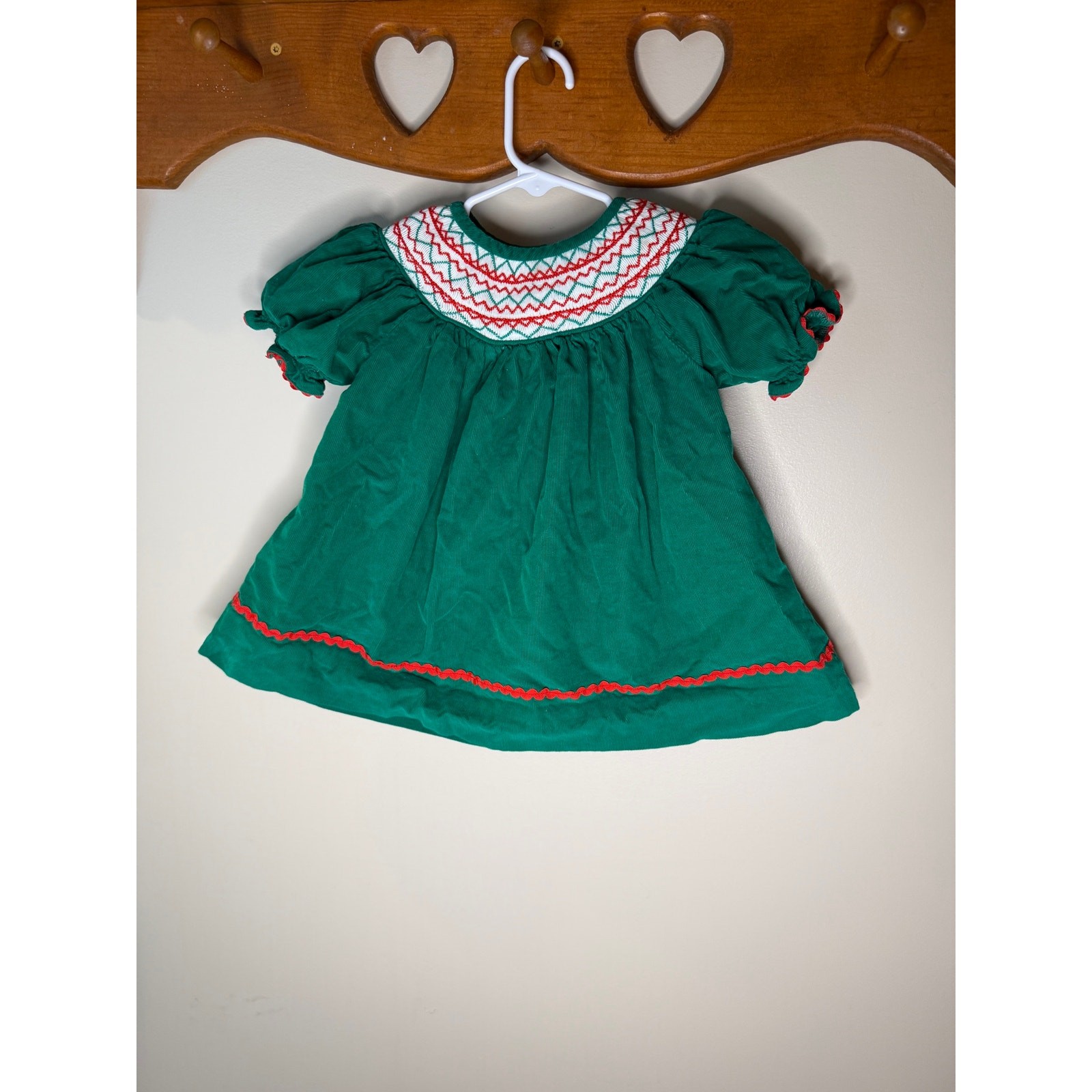 100% Cotton Busy Bee Smocks Holiday Toddler Dress