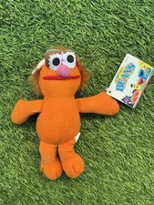Vintage Sesame Street Beans Roosevelt Franklin Plush Tyco 1997 NWT Rare