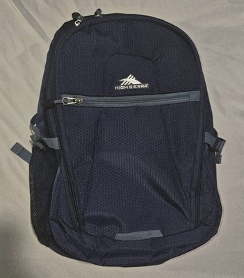 High Sierra Fairlead Computer Backpack in True Navy/Graphite Blue.