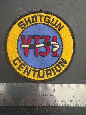 Vtg 1960s USN VT-31  100 Right Seat Carrier Landings as an Instructor Patch 4''