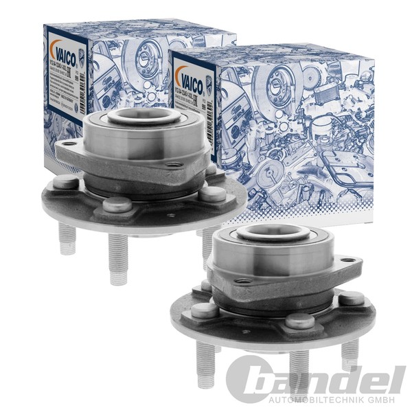 2X Vaico RADLAGER-SATZ Vorne Passend FüR Chevrolet Malibu Opel Insignia Saab-image